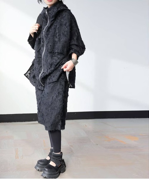 antiqua(アンティカ)の「サルエルシルエット ハーフパンツ(その他パンツ・レディース・ブラック・ONESIZE)」の10枚目の写真