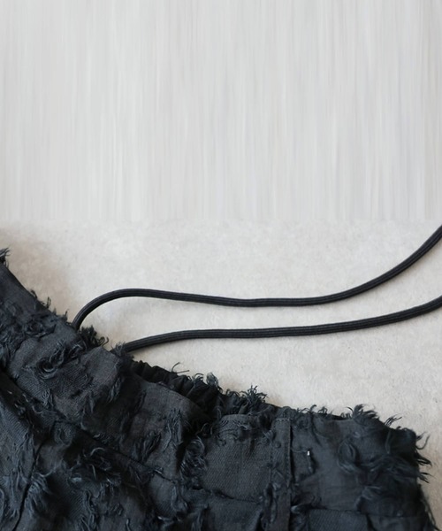 antiqua(アンティカ)の「サルエルシルエット ハーフパンツ(その他パンツ・レディース・ブラック・ONESIZE)」の4枚目の写真