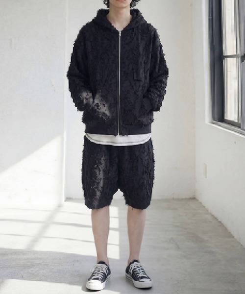 antiqua(アンティカ)の「サルエルシルエット ハーフパンツ(その他パンツ・レディース・ブラック・ONESIZE)」の14枚目の写真