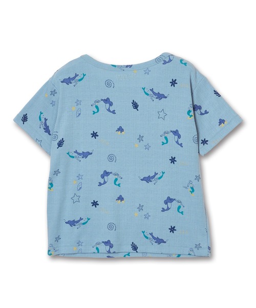 Common Noun（コモン ナウン）の「“SEA” Midori Nakajima 針抜き半袖トップス（Tシャツ/カットソー・レディース・サックスブルー/イエロー・M）」の5枚目の写真