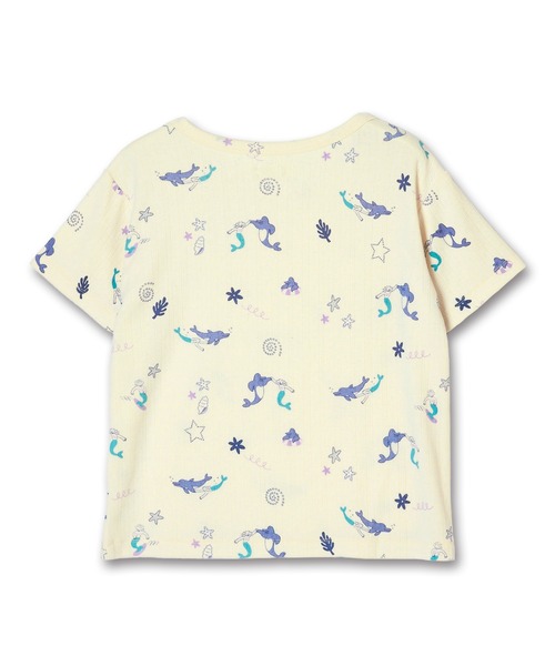 Common Noun（コモン ナウン）の「“SEA” Midori Nakajima 針抜き半袖トップス（Tシャツ/カットソー・レディース・サックスブルー/イエロー・M）」の7枚目の写真