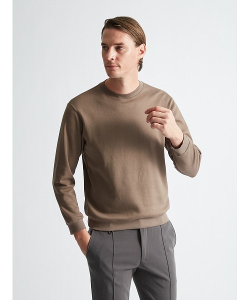 AOURE（アウール）の「JNJ ミルフィーユコットン LS（その他トップス・メンズ・ミント/モカ/ブラック・SMALL/MEDIUM/LARGE/X-LARGE）」の2枚目の写真