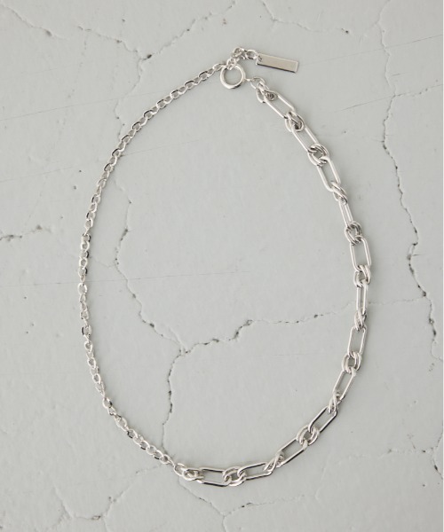 AZUL by moussy（アズールバイマウジー）の「ミックスチェーンネックレス（ネックレス・レディース・ゴールド系その他/シルバー・FREE）」の2枚目の写真