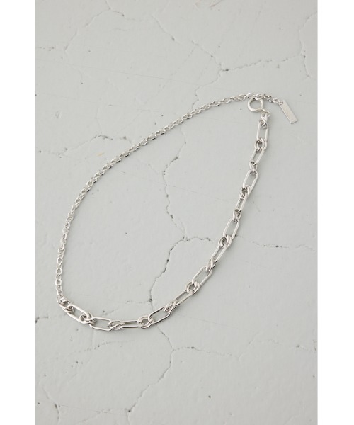 AZUL by moussy（アズールバイマウジー）の「ミックスチェーンネックレス（ネックレス・レディース・ゴールド系その他/シルバー・FREE）」の12枚目の写真