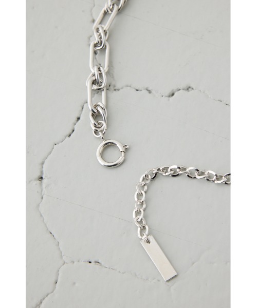 AZUL by moussy（アズールバイマウジー）の「ミックスチェーンネックレス（ネックレス・レディース・ゴールド系その他/シルバー・FREE）」の6枚目の写真