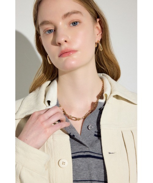 AZUL by moussy（アズールバイマウジー）の「ミックスチェーンネックレス（ネックレス・レディース・ゴールド系その他/シルバー・FREE）」の7枚目の写真