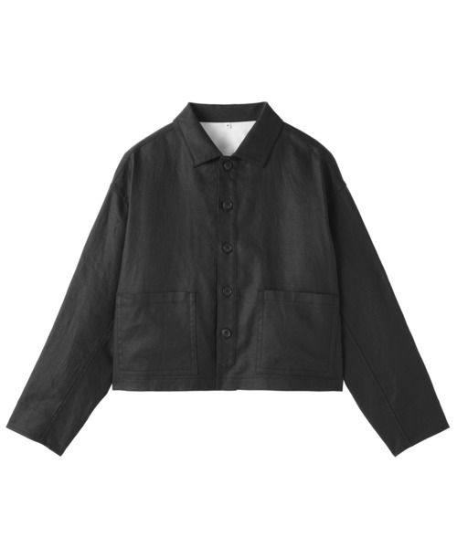 MUJI Labo（ムジラボ）の「〔MUJI Labo〕婦人　太番手リネンジャケット（その他アウター・レディース・オフホワイト/ブラック・M/L/S）」の13枚目の写真