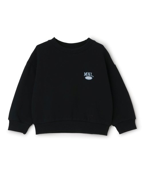 minimal（ミニマル）の「【DailyME】綿100%ベーシックトレーナー（スウェット・キッズ・ピンク/ホワイト系その他/イエロー/サックスブルー/ブラック・90cm/100cm/130cm/110cm/120cm/140cm）」の3枚目の写真