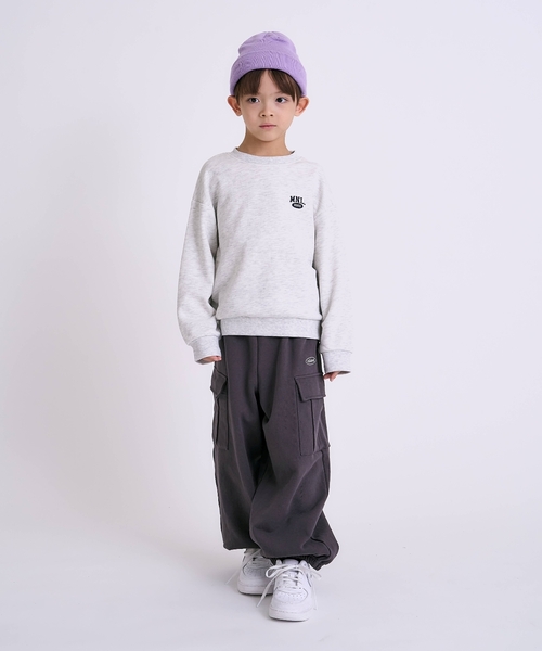 minimal（ミニマル）の「【DailyME】綿100%ベーシックトレーナー（スウェット・キッズ・ピンク/ホワイト系その他/イエロー/サックスブルー/ブラック・90cm/100cm/130cm/110cm/120cm/140cm）」の8枚目の写真