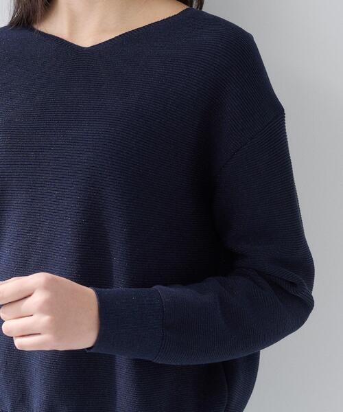 INDIVI（インディヴィ）の「【洗える／軽量】きらめきVネックニット（ニット/セーター・レディース・ライトグレー/ピンク系その他/ネイビー・05/13/15 /34/38/19）」の19枚目の写真