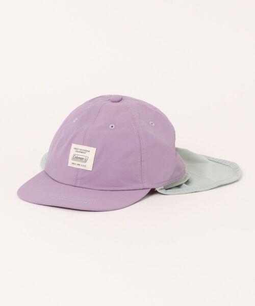 COLEMAN（コールマン）の「Coleman/コールマン　シェード付きキャップ（キャップ・キッズ・ネイビー/ライトパープル/ベージュ/ブラック・53-55cm）」の4枚目の写真