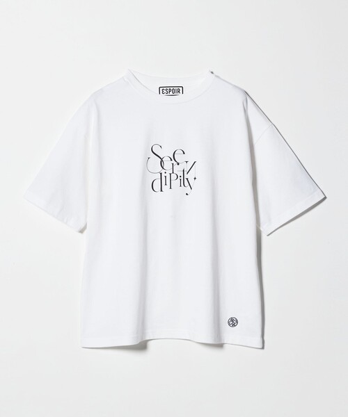 ESPOIR(エスポワール)の「<ESPOIR>SERENDIPITY Tシャツ(Tシャツ/カットソー・メンズ・ホワイト・L/M/XL)」の1枚目の写真