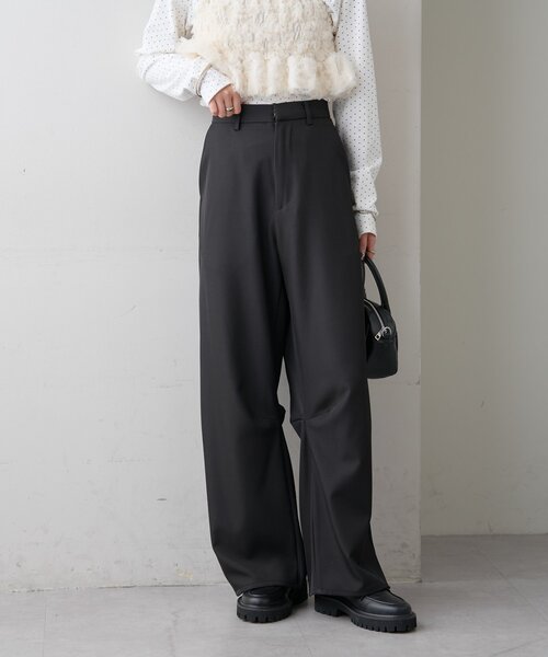 3サイズ展開】26SSカーブスラックス（スラックス）｜mystic