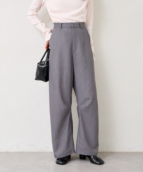 mystic（ミスティック）の「【3サイズ展開】26SSカーブスラックス（スラックス・レディース・ブラック/チャコールグレー/グレー/アイボリー・2/1/0）」の11枚目の写真