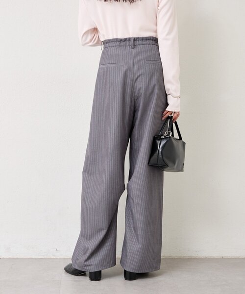 mystic（ミスティック）の「【3サイズ展開】26SSカーブスラックス（スラックス・レディース・ブラック/チャコールグレー/グレー/アイボリー・2/1/0）」の12枚目の写真