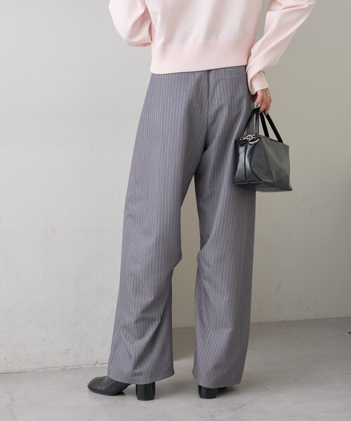 mystic（ミスティック）の「【3サイズ展開】26SSカーブスラックス（スラックス・レディース・ブラック/チャコールグレー/グレー/アイボリー・2/1/0）」の14枚目の写真