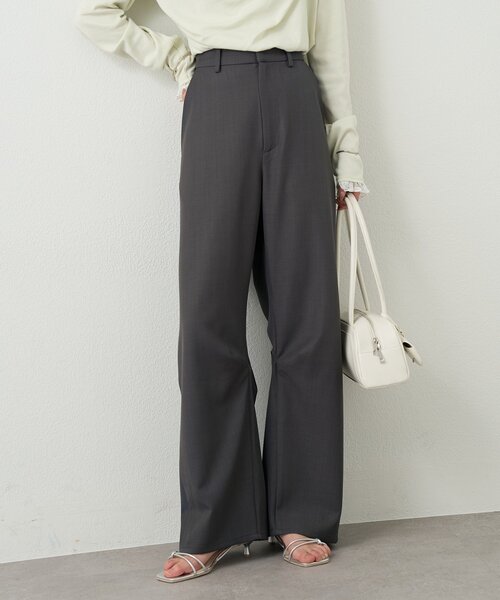 mystic（ミスティック）の「【3サイズ展開】26SSカーブスラックス（スラックス・レディース・ブラック/チャコールグレー/グレー/アイボリー・2/1/0）」の18枚目の写真