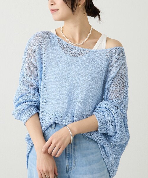 RIVE DROITE（リヴドロワ）の「予約【レイヤードスタイルに◎】ミニマルテレコタンク（タンクトップ・レディース・ベージュ/ホワイト/ブラウン・FREE）」の5枚目の写真