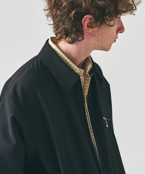 417 EDIFICE（フォーワンセブンエディフィス）の「TRツイル ジップブルゾン  "セットアップ着用可能"（その他アウター・メンズ・ブラック/グレー/ベージュ・LARGE/MEDIUM）」の17枚目の写真