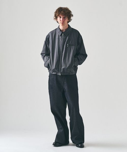 417 EDIFICE（フォーワンセブンエディフィス）の「TRツイル ジップブルゾン  "セットアップ着用可能"（その他アウター・メンズ・ブラック/グレー/ベージュ・LARGE/MEDIUM）」の22枚目の写真