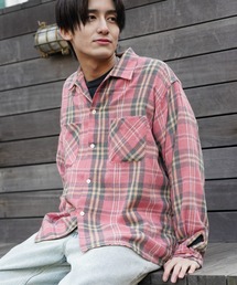 DAN RIVER（ダンリバー ）の「DAN RIVER / ダンリバー DAMAGED CHECK FLANNEL SHIRT ユーズド加工 チェック フランネルシャツ（シャツ/ブラウス）」