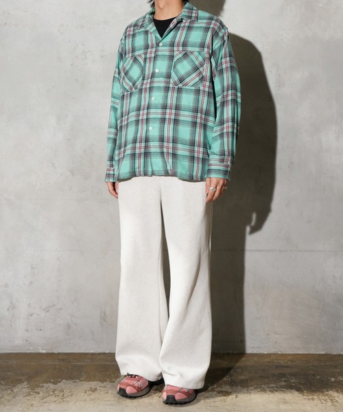 DAN RIVER(ダンリバー )の「DAN RIVER / ダンリバー DAMAGED CHECK FLANNEL SHIRT ユーズド加工 チェック フランネルシャツ(シャツ/ブラウス・メンズ・ブラック/ピンク/マルチ/ミント/グリーン・LARGE/MEDIUM/SMALL)」の12枚目の写真