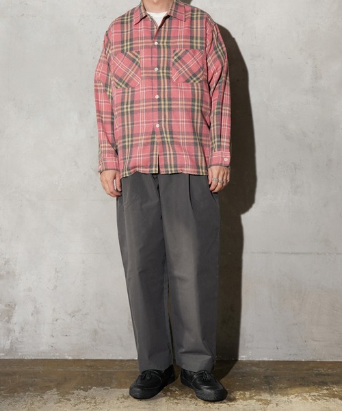 DAN RIVER(ダンリバー )の「DAN RIVER / ダンリバー DAMAGED CHECK FLANNEL SHIRT ユーズド加工 チェック フランネルシャツ(シャツ/ブラウス・メンズ・ブラック/ピンク/マルチ/ミント/グリーン・LARGE/MEDIUM/SMALL)」の14枚目の写真