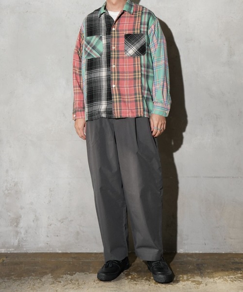 DAN RIVER(ダンリバー )の「DAN RIVER / ダンリバー DAMAGED CHECK FLANNEL SHIRT ユーズド加工 チェック フランネルシャツ(シャツ/ブラウス・メンズ・ブラック/ピンク/マルチ/ミント/グリーン・LARGE/MEDIUM/SMALL)」の16枚目の写真
