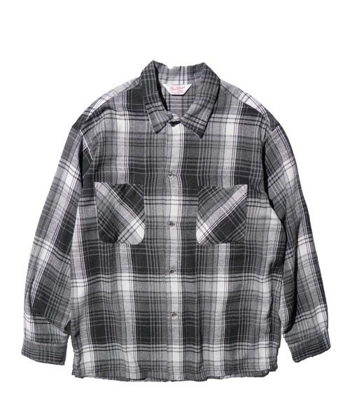 DAN RIVER(ダンリバー )の「DAN RIVER / ダンリバー DAMAGED CHECK FLANNEL SHIRT ユーズド加工 チェック フランネルシャツ(シャツ/ブラウス・メンズ・ブラック/ピンク/マルチ/ミント/グリーン・LARGE/MEDIUM/SMALL)」の17枚目の写真