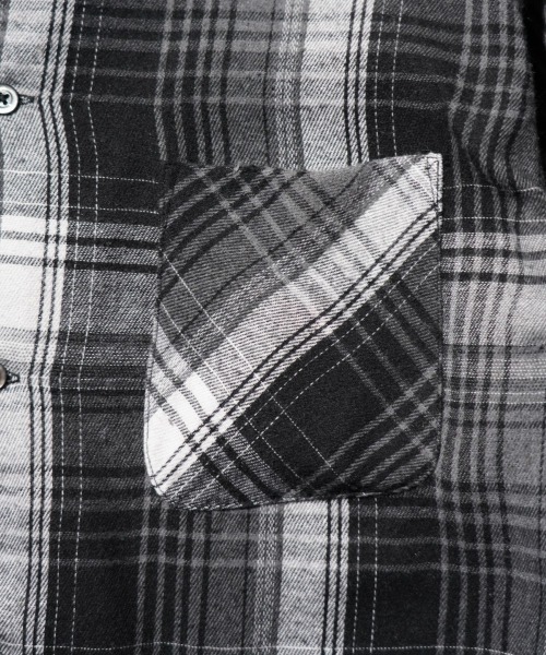 DAN RIVER(ダンリバー )の「DAN RIVER / ダンリバー DAMAGED CHECK FLANNEL SHIRT ユーズド加工 チェック フランネルシャツ(シャツ/ブラウス・メンズ・ブラック/ピンク/マルチ/ミント/グリーン・LARGE/MEDIUM/SMALL)」の21枚目の写真