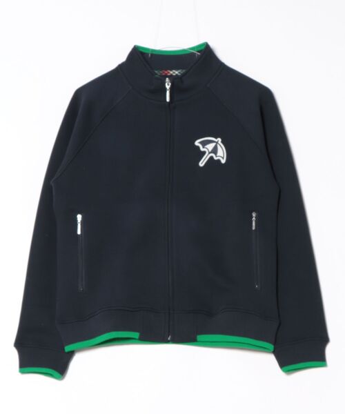 Arnold Palmer（アーノルドパーマー）の「ダンボールニット シェア ジップブルゾン（ニット/セーター・レディース・グレイッシュベージュ/ネイビー/チャコールグレー・L/M/S/XS/LL）」の3枚目の写真