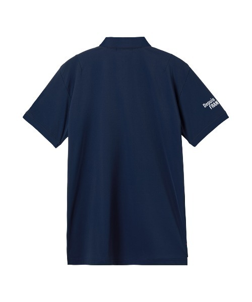 le coq sportif GOLF(ルコックスポルティフゴルフ)の「【le coq sportif GOLF】吸汗速乾/ストレッチ/UV CUT(UPF50+)/遮熱 マーキングデザイン半袖ポロシャツ ゴルフウェア(ポロシャツ・メンズ・ブラック/ネイビー/ホワイト・XL/L/M/S/3L)」の6枚目の写真