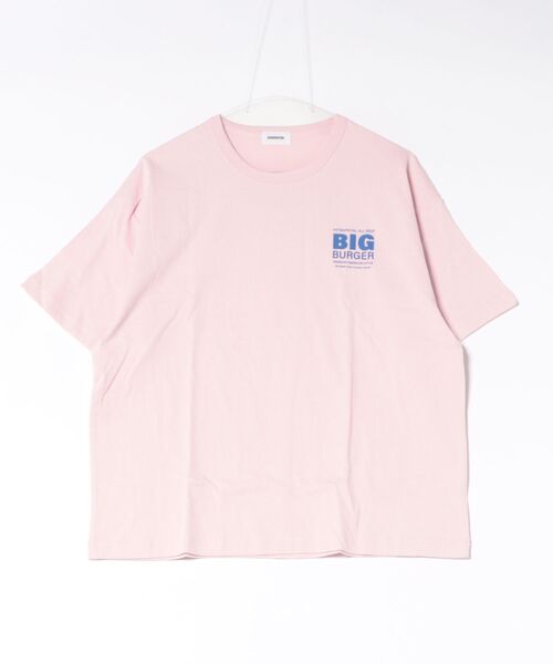 GENERATOR(ジェネレーター)の「ジェネレーター BIG BURGER Tシャツ(Tシャツ/カットソー・レディース・ピンク/ブラック・F)」の2枚目の写真