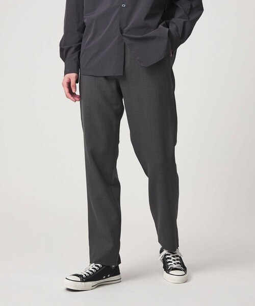 A DAY IN THE LIFE UNITED ARROWS(アデイインザライフユナイテッドアローズ)の「ウールライク ストレッチカルゼ イージーパンツ<A DAY IN THE LIFE>(スラックス・メンズ・ベージュ/ダークグレー/ブラック・L/XL/S/M)」の20枚目の写真