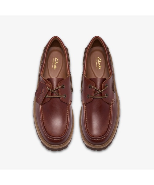 よっしー Clarks ブラウン モカシン Clarks Originals＞レザー ワラビーブーツ ブラウン