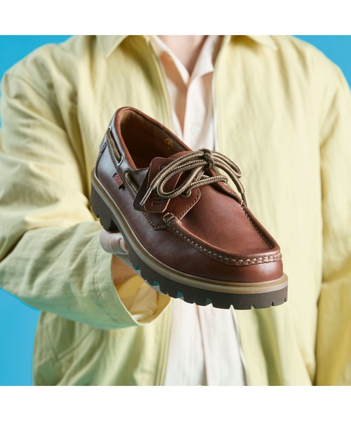 よっしー Clarks ブラウン モカシン Clarks（クラークス） デッキシューズ モカシン CLARKS: レザー