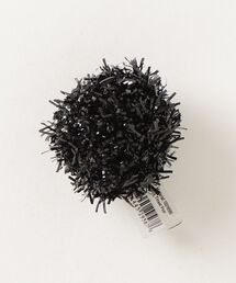 crocs Black Tinsel Pom / クロックス ブラックタッセルポン