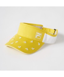 FILA（フィラ）の「FILA GOLF フィラゴルフ ゴルフウェア ロゴ総柄 コットン 軽量 日除け サンバイザー（サンバイザー）」