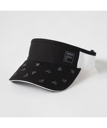 FILA（フィラ）の「FILA GOLF フィラゴルフ ゴルフウェア ロゴ総柄 コットン 軽量 日除け サンバイザー（サンバイザー）」