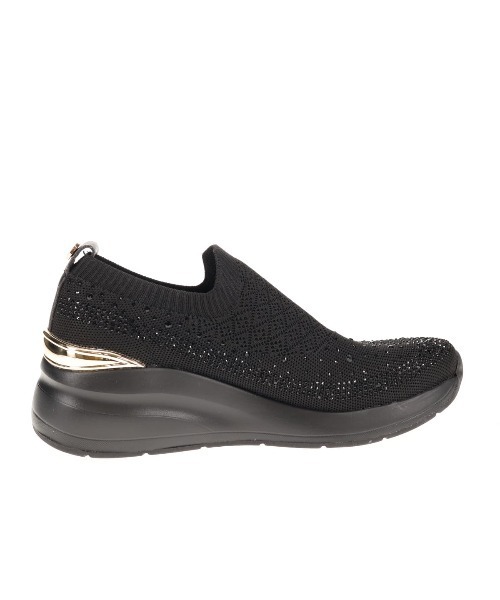 HIMIKO（ヒミコ）の「【HIMIKO】ニットヒールアップスニーカー/667101（スニーカー・レディース・グレー/ブラック・22.0cm/22.5cm/23.0cm/23.5cm/24.0cm/24.5cm/25.0cm/25.5cm）」の9枚目の写真