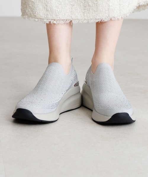 HIMIKO（ヒミコ）の「【HIMIKO】ニットヒールアップスニーカー/667101（スニーカー・レディース・グレー/ブラック・22.0cm/22.5cm/23.0cm/23.5cm/24.0cm/24.5cm/25.0cm/25.5cm）」の15枚目の写真