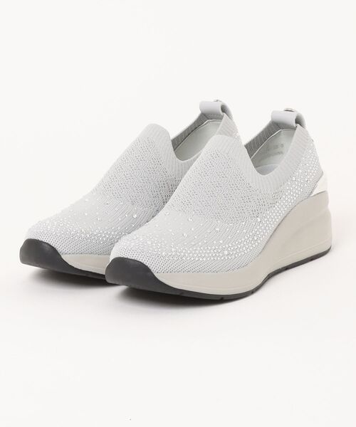 HIMIKO（ヒミコ）の「【HIMIKO】ニットヒールアップスニーカー/667101（スニーカー・レディース・グレー/ブラック・22.0cm/22.5cm/23.0cm/23.5cm/24.0cm/24.5cm/25.0cm/25.5cm）」の19枚目の写真