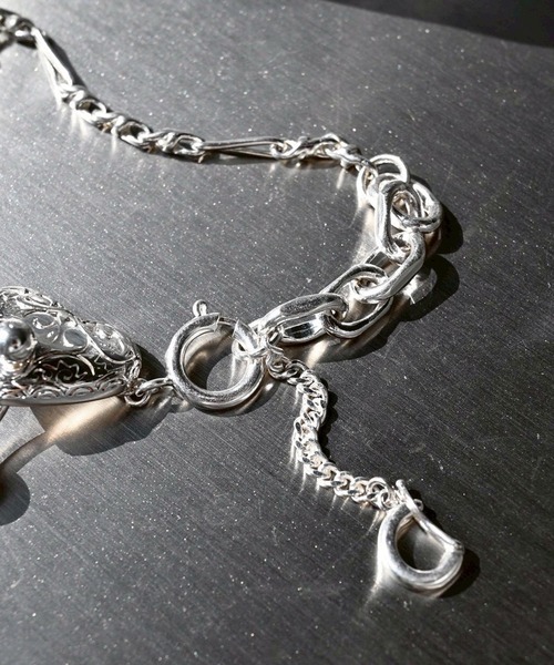 Soierie(ソワリー)の「ハート バーベル ブレスレット / Heart barbell bracelet(ブレスレット・レディース・シルバー・FREE)」の4枚目の写真