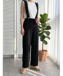 【XSサイズあり】チュールサスペンダー付きパンツ