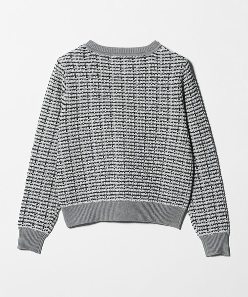 A DAY IN THE LIFE UNITED ARROWS(アデイインザライフユナイテッドアローズ)の「マルチカラー キーネックカーディガン ‐ウォッシャブル‐<A DAY IN THE LIFE>(カーディガン/ボレロ・レディース・ベージュ/ネイビー/グレー系・FREE)」の10枚目の写真