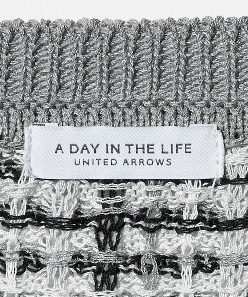 A DAY IN THE LIFE UNITED ARROWS(アデイインザライフユナイテッドアローズ)の「マルチカラー キーネックカーディガン ‐ウォッシャブル‐<A DAY IN THE LIFE>(カーディガン/ボレロ・レディース・ベージュ/ネイビー/グレー系・FREE)」の20枚目の写真