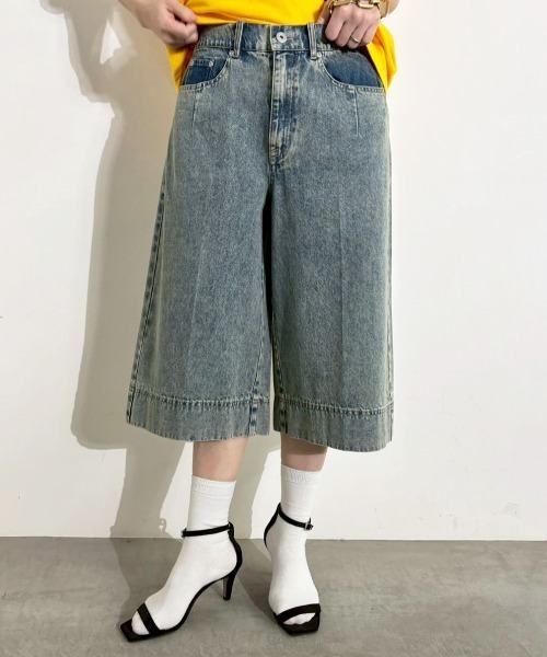 セール】denim half PT（デニムパンツ）｜MIDVEIN（ミッドヴェイン）の