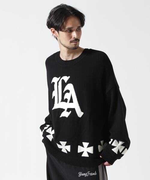 FR(13)NDS(フレンズ)の「FR(13)NDS /フレンズ/LA KNIT(ニット/セーター・メンズ・ブラック/ホワイト・F)」の19枚目の写真