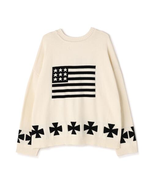 FR(13)NDS(フレンズ)の「FR(13)NDS /フレンズ/LA KNIT(ニット/セーター・メンズ・ブラック/ホワイト・F)」の8枚目の写真
