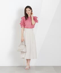 PROPORTION BODY DRESSING | サイドベルトフレアスカート / 1216120305(スカート)